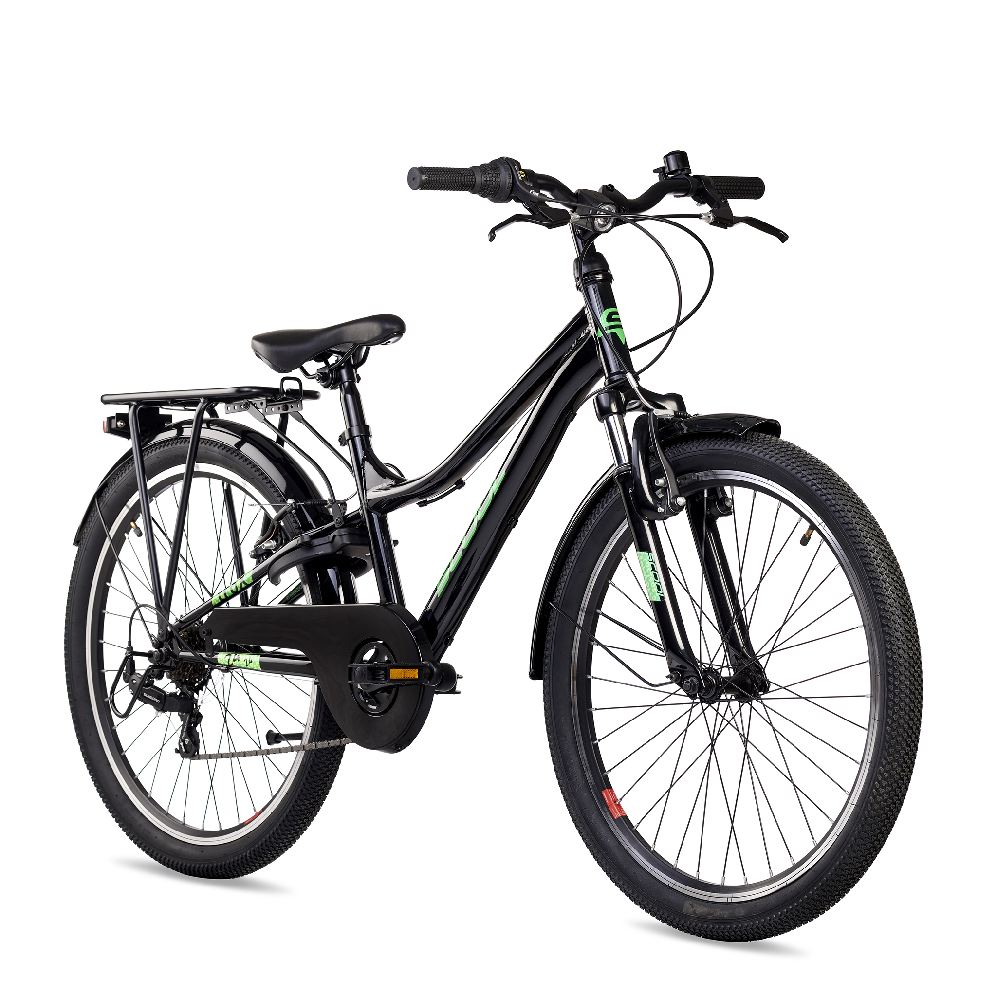 S'COOL troX 24-K6 Kinderfahrräder (schwarz) 2